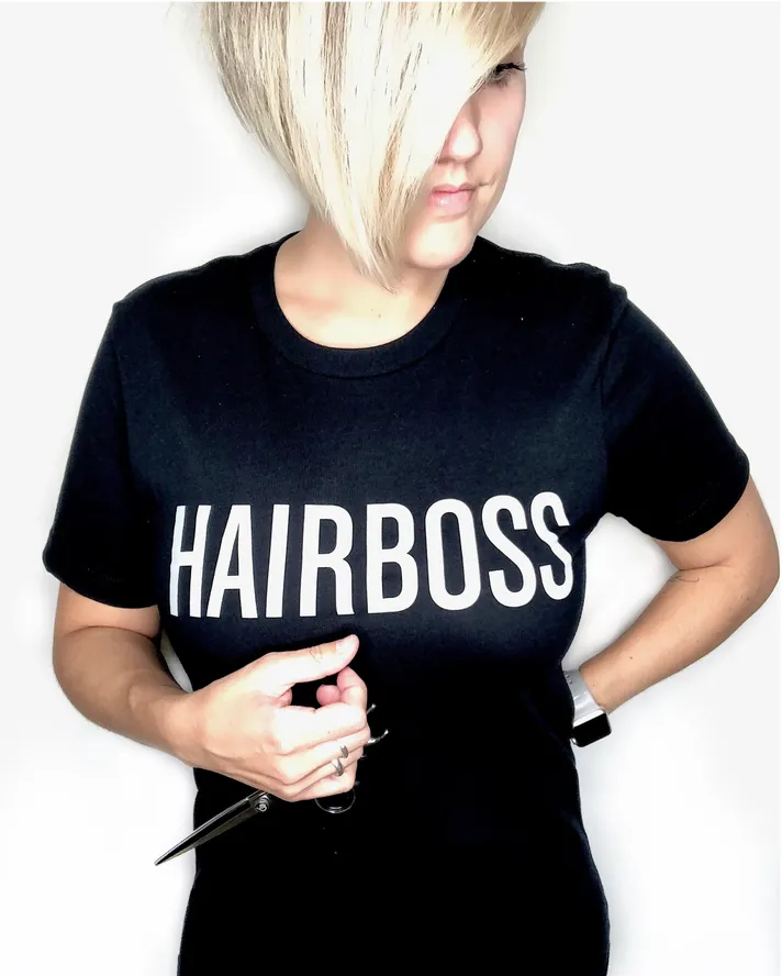 HAIRBOSS Black T-Shirt